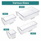 25-Piece Clear Drawer Organizer Set for Skin Care and Makeup - Large Capacity, Multifunctional Organizer