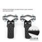 Black Metal Motorcycle Frame Foot Pegs Rests Pedals Step Stand Stepping Body Accessories Slim Comfortable Modification