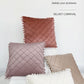 Velvet with Ball Diamond Check Cushion Cover with Zipper Sofa Throw Pillow Cover Home Decoration Square Bolster Case