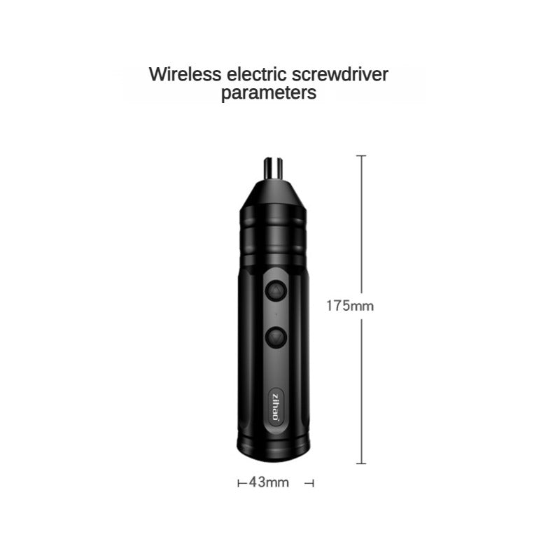 3.7V Mini Electrical Screwdriver Set Smart Cordless Electric Screwdrivers USB Rechargeable Handle with 2 Bit Set