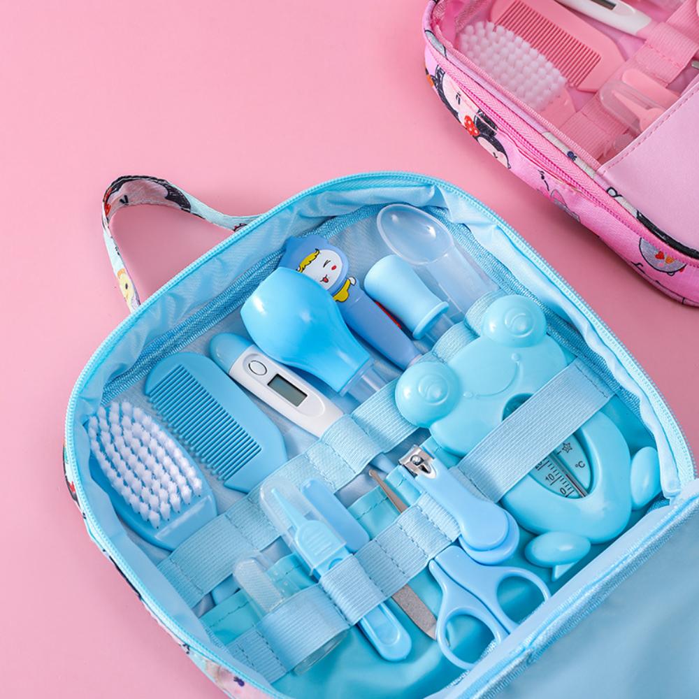 Essential Baby Care Kit for Newborns - Complete 13Pcs Set with Nail, Hair and Health Tools Perfect For Babies