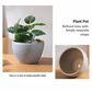 Extra Large Nordic Ceramic Flower Pot Light Luxury Planter for Living Room Fortune Tree Green Plants Extra Wide Diameter High-End Home Decor Vase