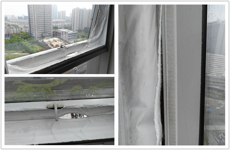 AirLock Portable Mobile Air Conditioner Soft Cloth Sealing Baffle Inside Window Frame Sealing Cloth