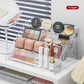 Household Dresser Desktop Acrylic Lipstick Perfume Cosmetics Storage Rack Makeup Cosmetics Display Stand Desktop Lipstick Powder Eye Shadow Nail Polish Storage Beauty Store Display Rack