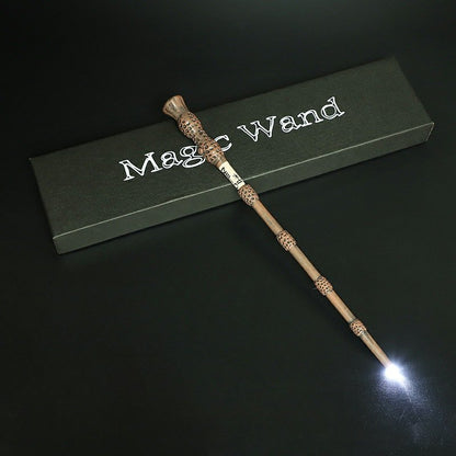 LED Light Illuminating Tip Magical Wands Upgrade HP Series Magic Wand Elder Wand for Halloween Party Cosplay Collection