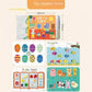 Puzzle Fun Toys Enlightenment Quiet Book Kindergarten Early Education Cognitive Teaching Children's Attention Paste Book