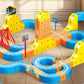 Magnetic Train Track Building Toys, DIY Electric Railway Set - 3D Educational STEM Toys for Kids, Creative Building Blocks, Birthday Gifts Ideas