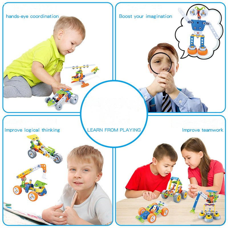 167PCS Building Blocks STEM Toys for 5 6 7 8+ Year Old Boys Birthday Gifts Educational Autistic Toy Building Set Stem Projects for Kids Ages 5-7 4-8 6-8 8-10 Creative Learning Games Steam Activities