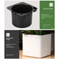Self Watering Planter Water Level Indicator White Automatic Handsfree Watering Indoor Creative Plastic Pot