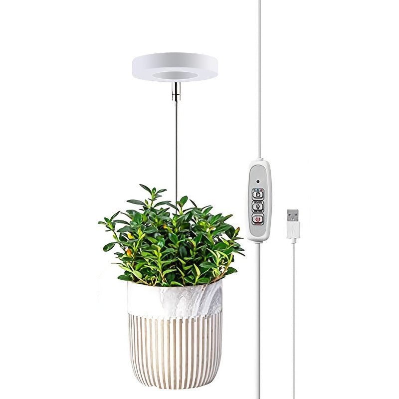 Dimmable Growing Lamp Timer Indoor Plants Grow Light Auto On/Off Portable Full Spectrum Adjustable LED Plant Light