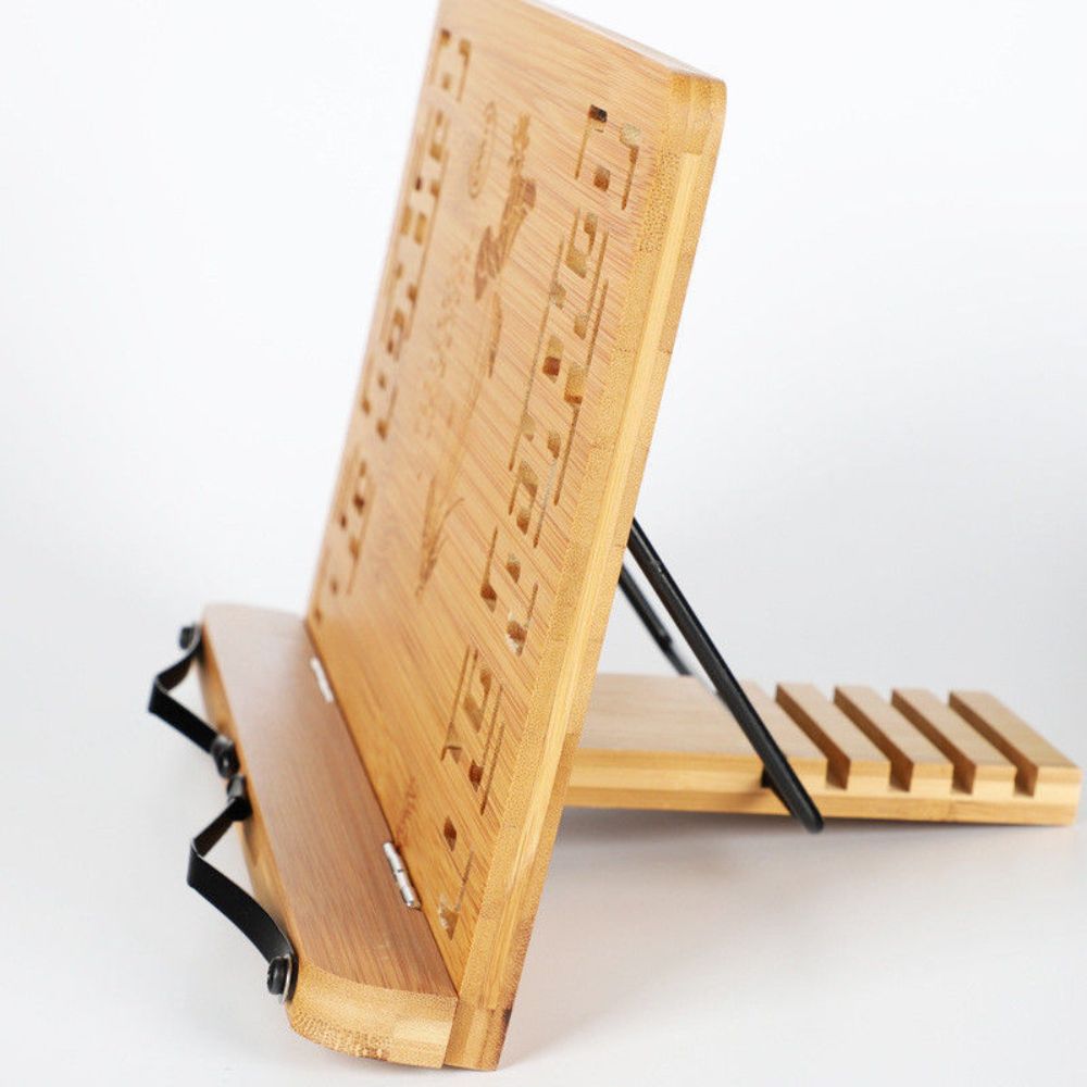 Student bookshelf imitation calligraphy rack reading rack multifunctional bamboo book calligraphy rack