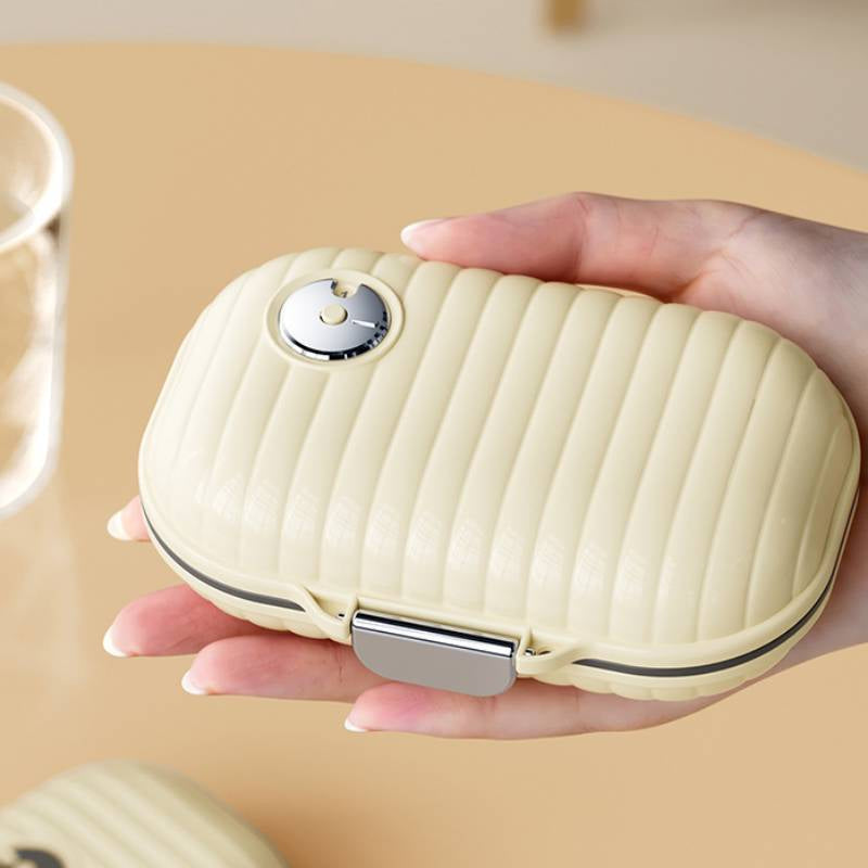 Portable Pill Box Three Meals A Day Carry Small Medicine Box 7-day Sub-pack Medicine Dispenser Waterproof Moisture-proof Medicine Sub-packaging Box
