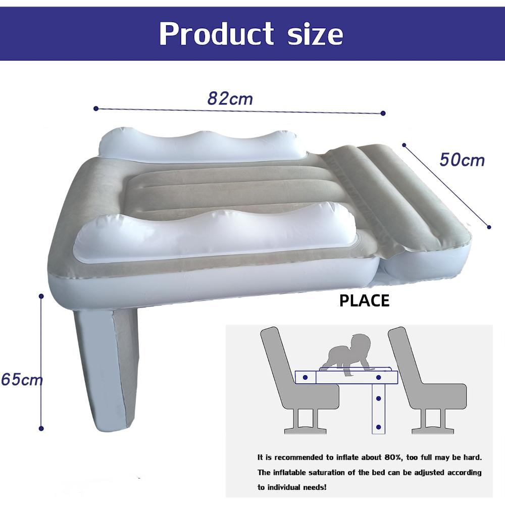 Inflatable Kids Travel Bed Baby Travel Airplane Bed Kids Car Bed Baby Air Mattress Lightweight Airplane Seat