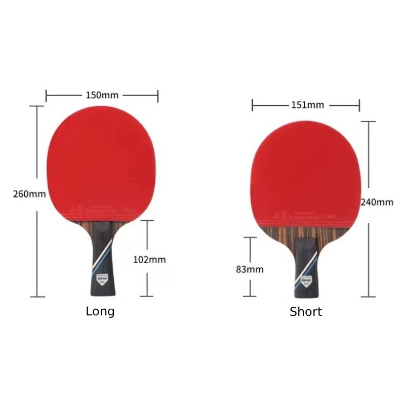 KOKUTAKU 6-Star ITTF Approved Table Tennis Bat Set, Carbon Ping Pong Paddle with 868 Double-Sided Rubber and Carry Case