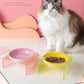 Ceramic Bowl Multi-Color Optional Pet Bowl Water Bowl Cat Dog Food Bowl Acrylic Rack Pet Supplies Cool Color Plate Nordic Style