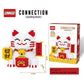 DIY Fortune Cat Lucky Cat Building Blocks Nano block Cartoon Toys Lucky Cat Building Blocks Birthday Gift Toy Linkgo Maneki-neko Lucky Cat Adult Educational Children Toy Model Ornament