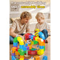 Electric Train Toy Set, Magic Track Cube 123 Particles Assembly, Electric Train DIY, Children's Toys, Suitable for 3-8 Years Old Boys Girls