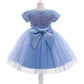 Baby Girl Birthday Dress Infant Party Dresses Cute Bow Dress Lace Christening Gown Elegant Princess Dress Ball Gowns Wedding Dresses For Girls