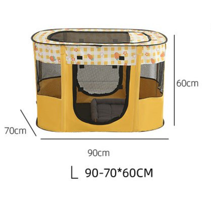 Portable Folding Cat Cage Tent House, Oxford Cloth Pet Enclosure, Indoor Outdoor Cat Delivery Room, Cat Kennel Playpen, Lightweight Travel Cat House