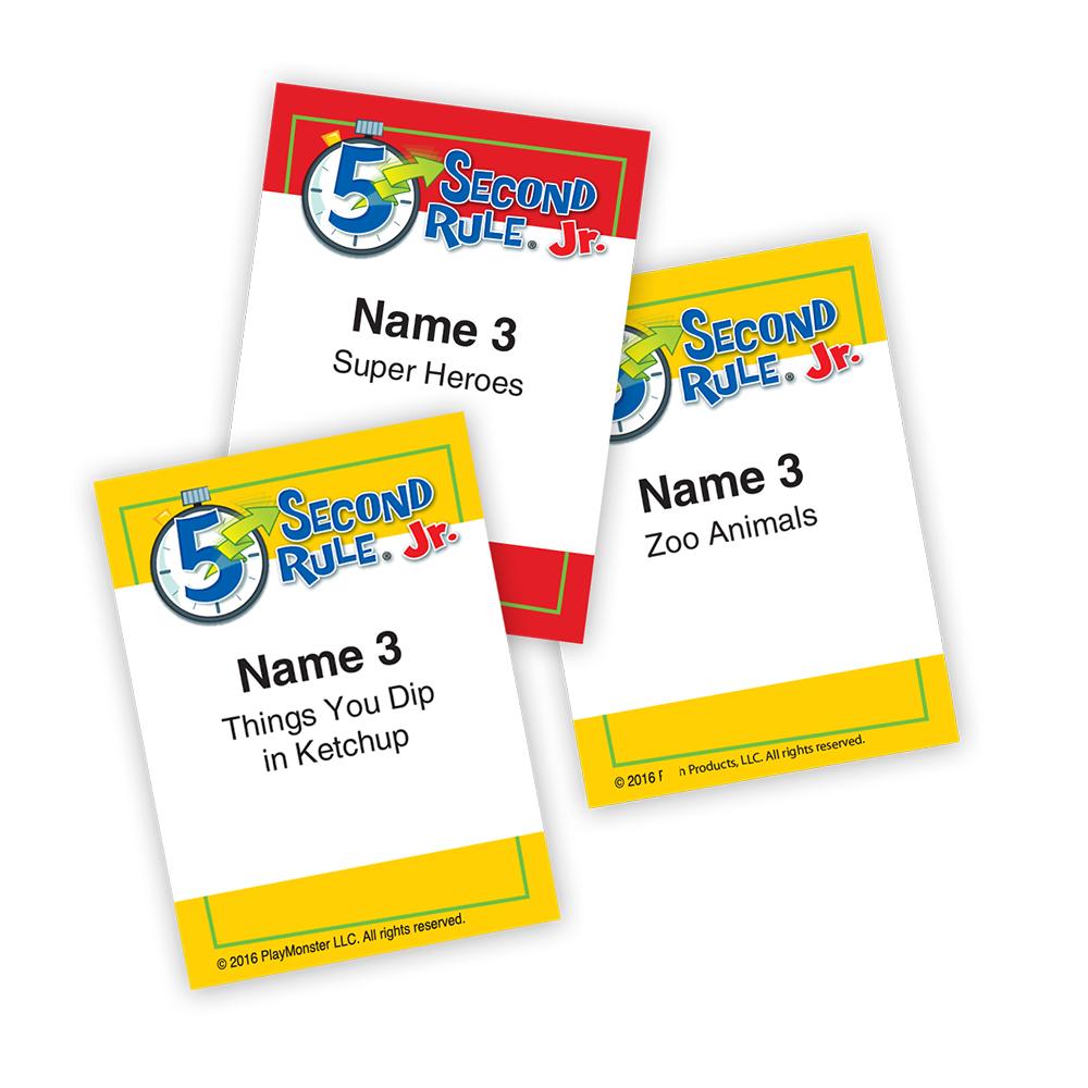5 Second Rule Junior Board Game Popular Game For Any Party And Occasions Game Board Card For People Fun