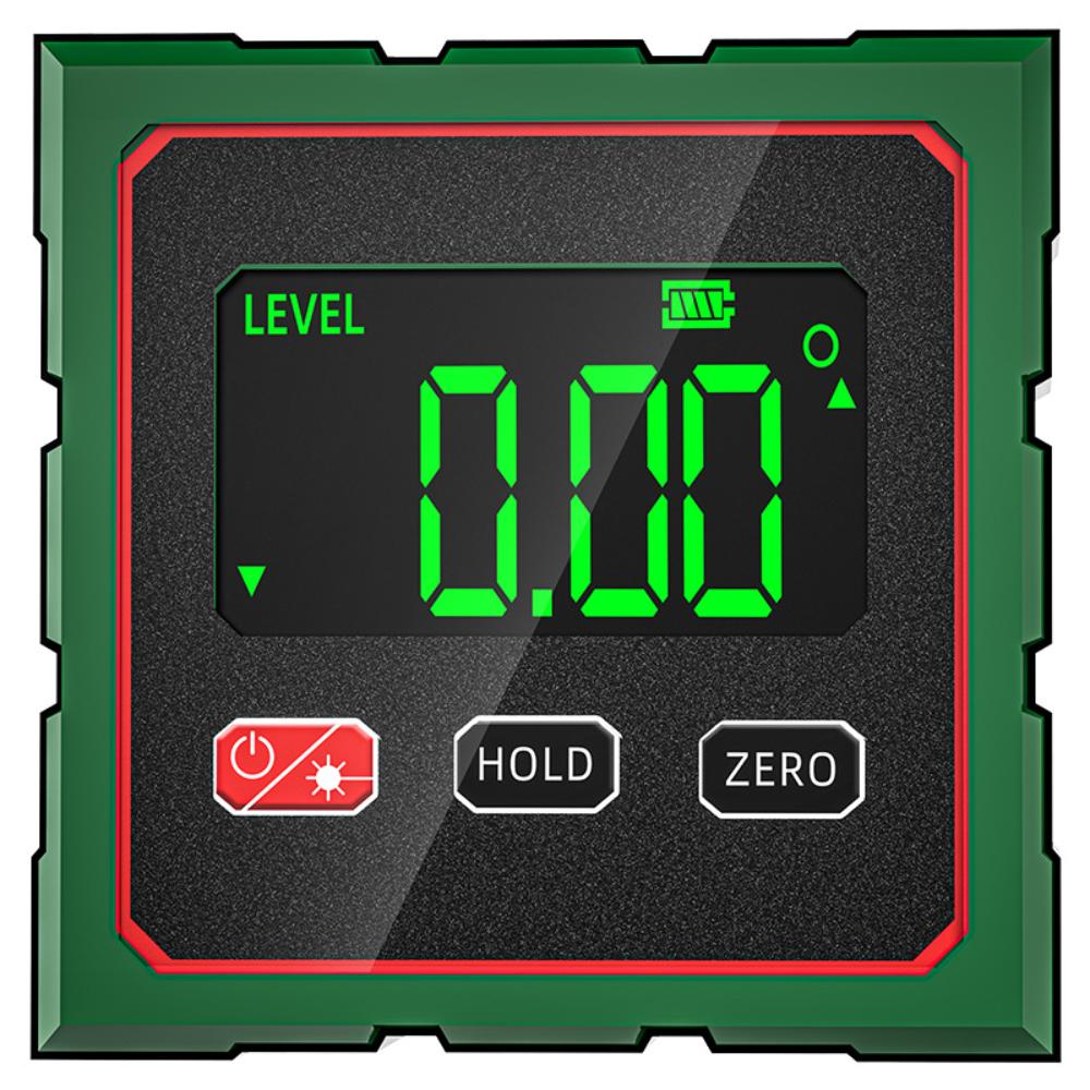 1/4 Sided Magnetic Digital Angle Finder with Electronic Laser Dot Magnet Mini Electronic Protractor Digital Display