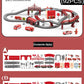 Train Set for Toddlers 92 Pcs Train Toys for Kids Ages 2-8 Electric Trains Set with Tracks (Magnetic Connection) railcar