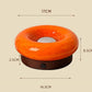Internet Celebrity Ins Donut Touch Table Lamp Bauhaus Design Bedroom Bedside Ambience Light Solid Wood Charging Lamp