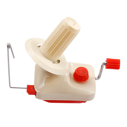 Bobbin Winder Knitting Yarn Ball Hand Operated Wool Winder Machine DIY Sewing Portable Hand-Operated Fiber String Cone Winder for Making Craft Tools