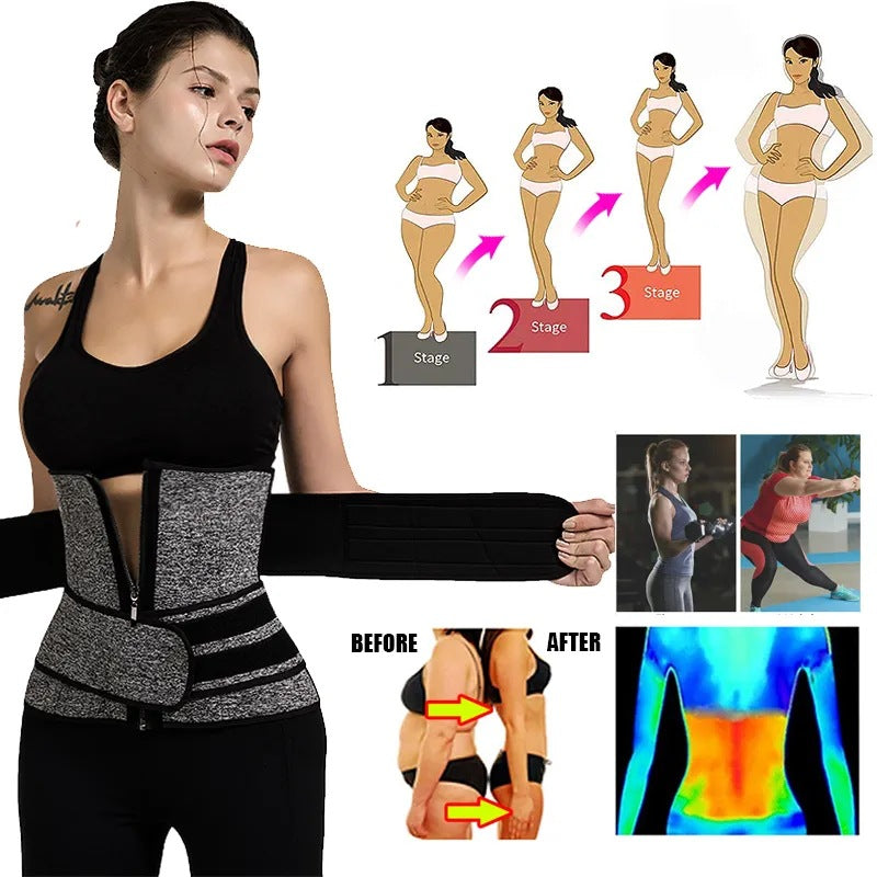 Corset Area Men Waist Trainer Corsets Fitness Trimmer Belt Slimming Body Shaper for Weight Loss Sauna Sweat Girdle Workout Fat Burner