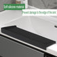 Kitchen Sink Edge Protector,Silicone Sink Edge Cover with Suction Cups，Silicone Sink Splash Guard for Bathtub Kitchen