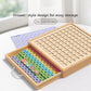 Wooden Hundreds of Boards Montessori Teaching Aids 1-100 Number Chess Mathematics Enlightenment Children's Educational Toys Addition Subtraction Operation 3-8