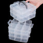 PP Material Plastic Transparent Compartment Storage Box For DIY Jewelry Making Bracelet Ring DIY Charm Accessories