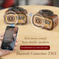 GOLON Retro FM/AM/SW Radio Full Band Portable Radio Receiver Wireless Bluetooth Speaker MP3 Player Support USB/TF Card