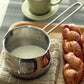 Stainless Steel Milk Pot Butter Warmer Pan Small Saucepan with Pour Spouts High Quality Perfect For Milk