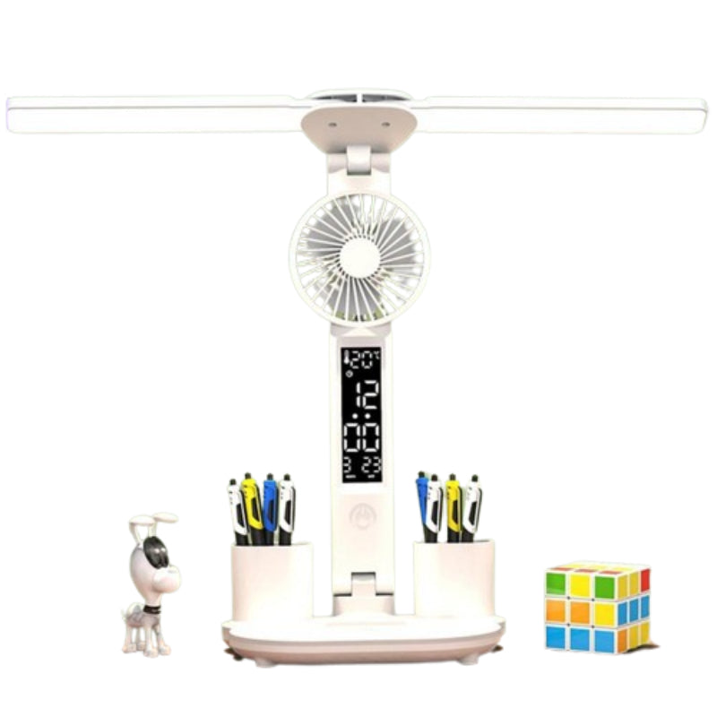 LED Smart Digital Display Touch Screen Desk Lamp Dimming Color Adjustment Anti-blue Light No Flicker For Study Student Bedroom Research Lamp Desk Lamp Rechargeable Reading Lamp