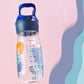 480ml High Quality Tritan Material Kids Water Bottle With Straw BPA Free Durable Plastic Children Drinking Bottle