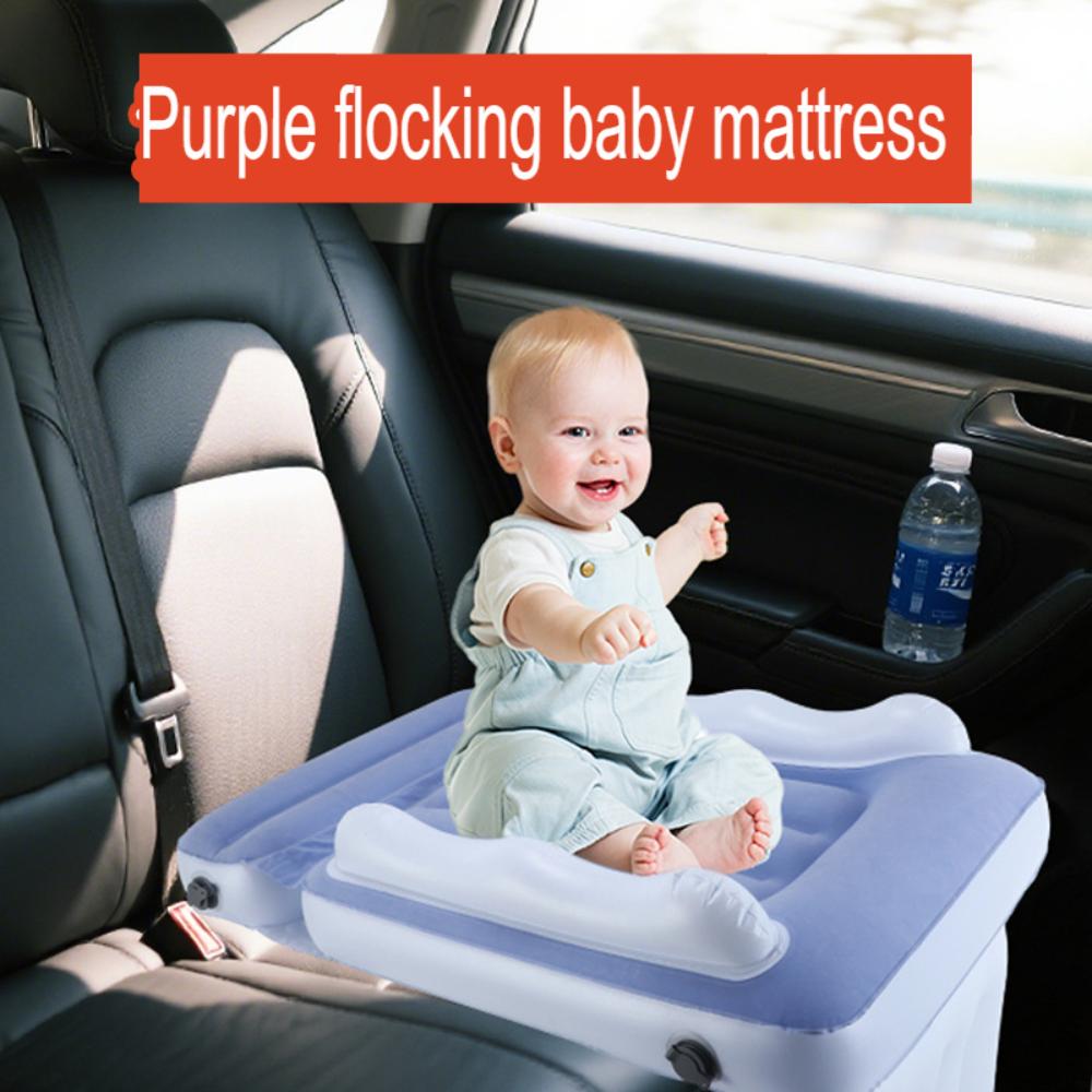 Inflatable Kids Travel Bed Baby Travel Airplane Bed Kids Car Bed Baby Air Mattress Lightweight Airplane Seat