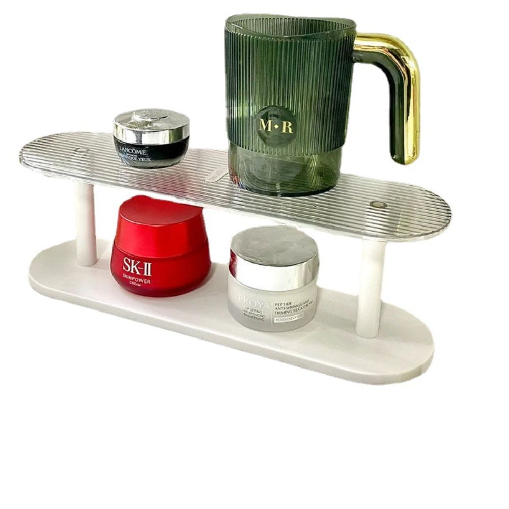 Table Acrylic Storage Rack Perfume Desktop Water Cup Cosmetics ins Style Figure Display Cabinet Double-Layer Aroma