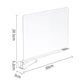 4pcs Acrylic Transparent Wardrobe Divider For Shelf Closet Wood Cabinets Non-slip Easy to Use Separator