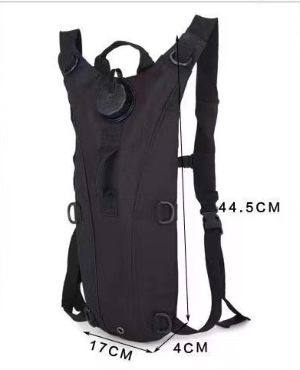 Water Bladder Hydration Backpack 3L Outdoor sports tactical water bag accessories soft and breathable