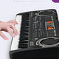 Kids Electronic Piano Keyboard 61 Keys Organ with Microphone / 24 Keys Education Toys Musical Instrument Gift for Child Beginner