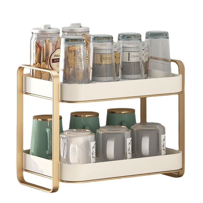 Cup Rack Shelf Water Cups Tea Cups Tea Set Glass Cups Storage Rack Desktop Multi-layer Tray Home Draining Box