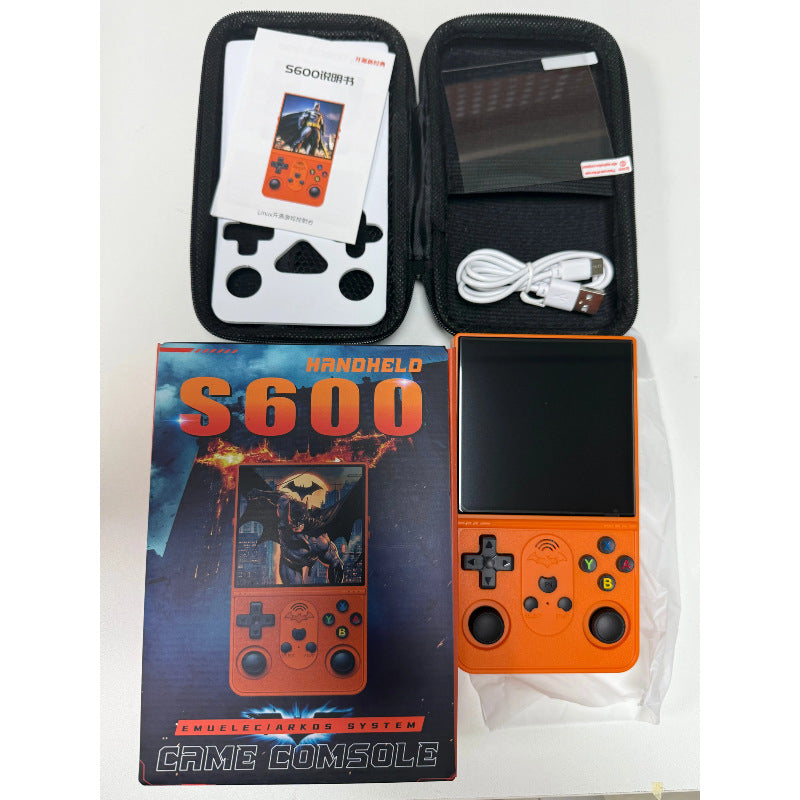 Gameboy S600 Retro Handheld Game Console Support PSP PS1 18000+Games, 30+ Arcade Game Console Emulator, Newly Upgraded HD Screen & Processor Portable Mini Game Console