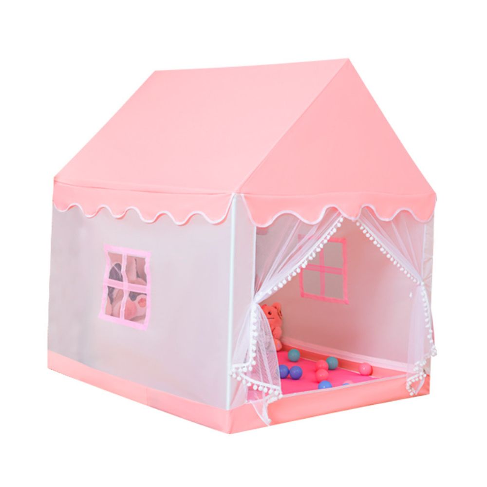 Kids Large Play Tents Big Size Oxford Fabric Playhouse Toy with Star Light for Girls Kids Indoor Castle House