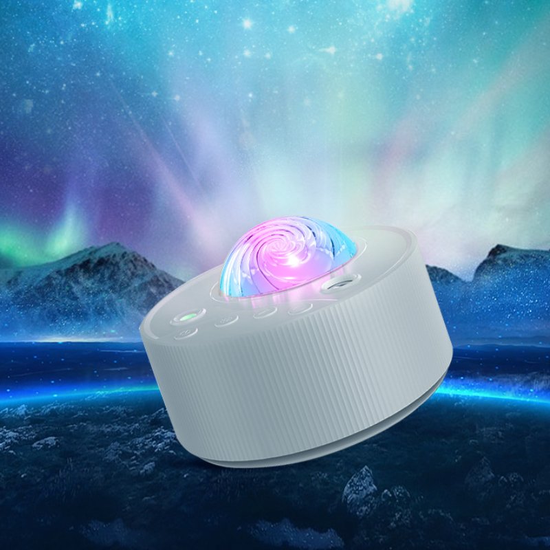 LED Galaxy Projector 5 Kinds Of White Noise Night Light Starry Sky Projector Aurora Lights Remote Control Children Bedroom Star Night Light