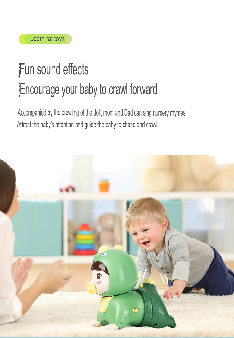 Crawl With Me Baby Doll Toy With Music - Suitable For 18 Months And Above Baby Educational Toy For Fun