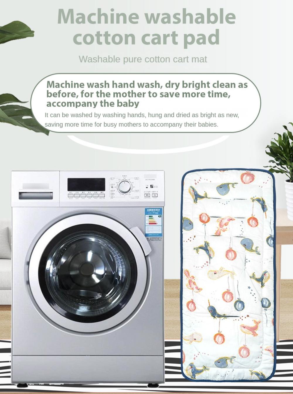 Cotton Baby Seat Liner Stroller Seat Mat Breathable Cushion Pad For Car Seat High Chair Pushchair For Babies