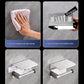 Toilet Paper Holder with Shelf Rustproof SUS304 Matte Toilet Paper Holder Wall Mount, Toilet Paper Roll Holder
