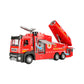 Kids Alloy Fire Truck Toy with Water Spray, Ladder Rescue Engineering Truck, Sprinkler Fire Engine Vehicle for Boys Gifts & Pretend Play