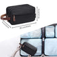 Toiletry Bag Large Capacity Waterproof Nylon Dopp Kit Lightweight Shaving Bag for Men and Women Side Handle Organizer